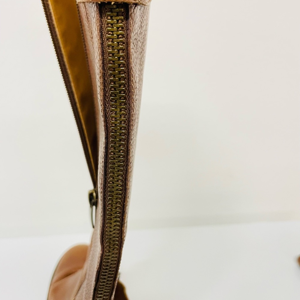 Luxe Cognac Riding Boots with Wrap-Around Straps - Picture 7 of 10